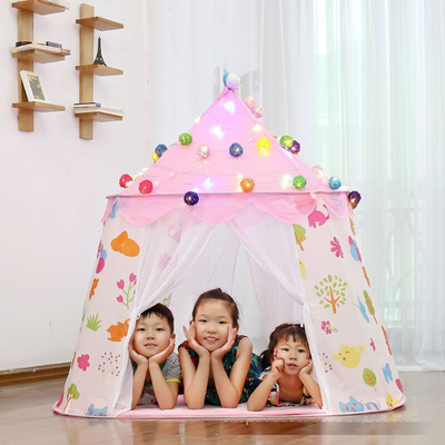135CMのおもちゃのCastle Play Tent屋外のキャンプ テントの携帯用屋内子供の王女